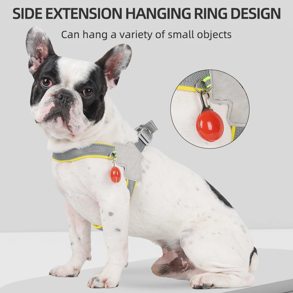 Reflective No-Pull Dog Harness - Adjustable Vest for Small & Medium Dogs