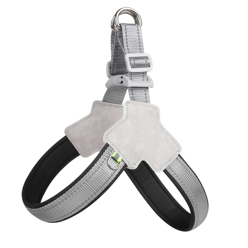 Reflective No-Pull Dog Harness - Adjustable Vest for Small & Medium Dogs