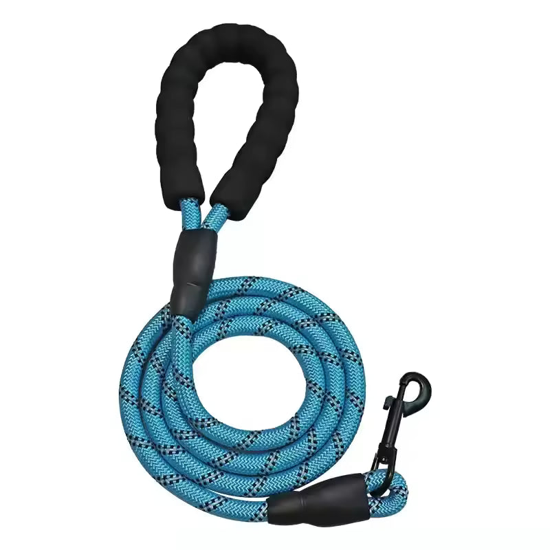 Reflective Dog Leash - Heavy-Duty Nylon Leash for Small to Large Dogs