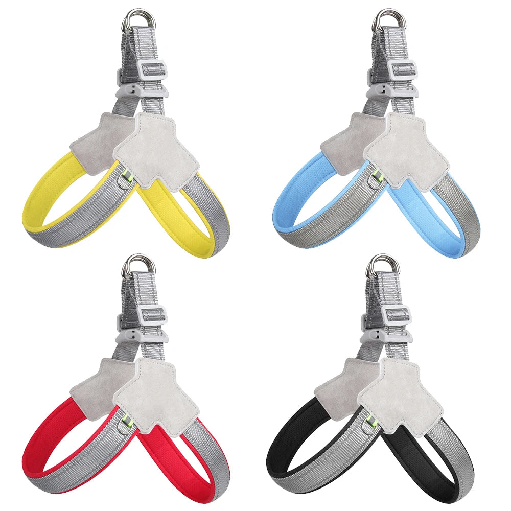 Reflective No-Pull Dog Harness - Adjustable Vest for Small & Medium Dogs
