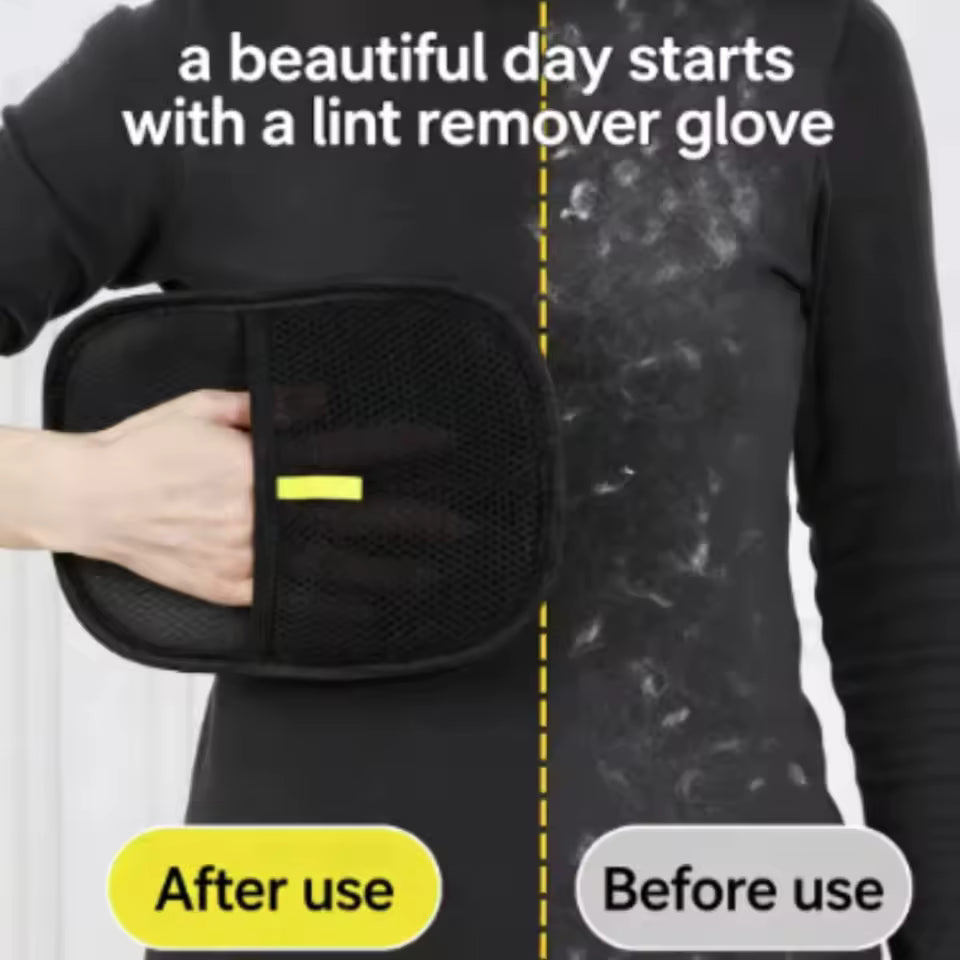 Pet Deshedding Gloves - Hair Remover Grooming Glove for Dogs & Cats