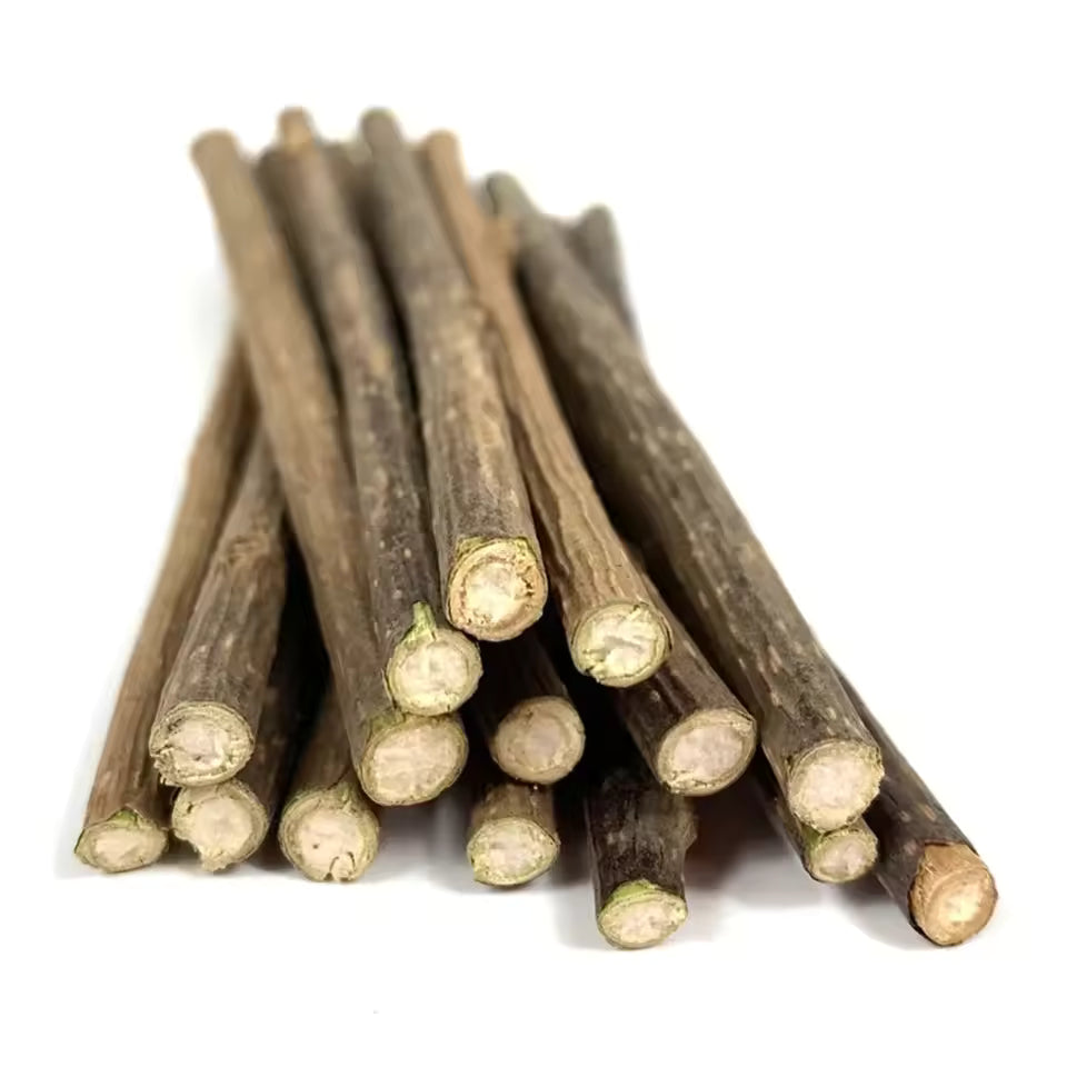 Natural Matatabi Cat Chew Sticks - Silvervine Catnip Dental Toy, 15-Pack