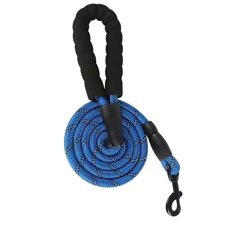 Reflective Dog Leash - Heavy-Duty Nylon Leash for Small to Large Dogs