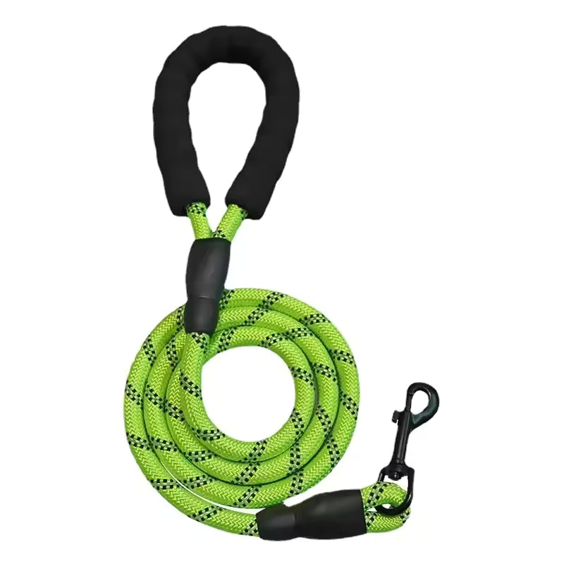 Reflective Dog Leash - Heavy-Duty Nylon Leash for Small to Large Dogs