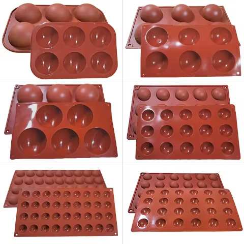 Semi-Sphere Silicone Baking Mold